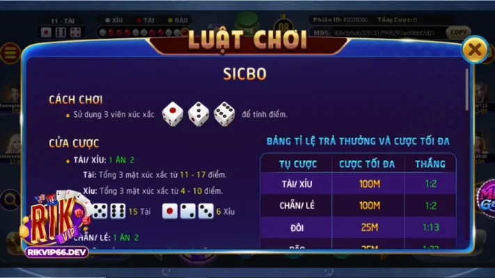 SICBO RIKVIP GẤP THẾP CÓ HIỆU QUẢ